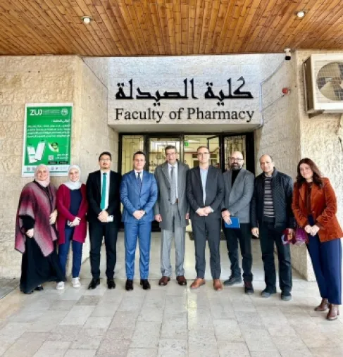 College of Pharmacy at Al-Zaytoonah University of Jordan Welcomes a Delegation from An-Najah National University - Palestine