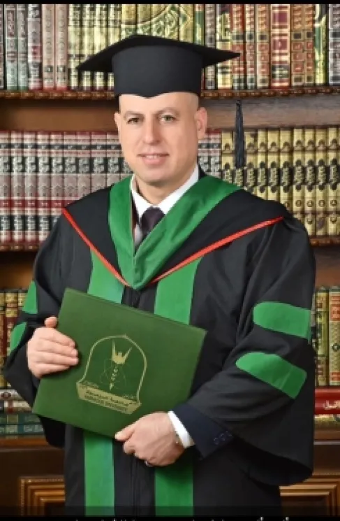 تهنئة لـ  المقدم الدكتور حازم الخصاونة