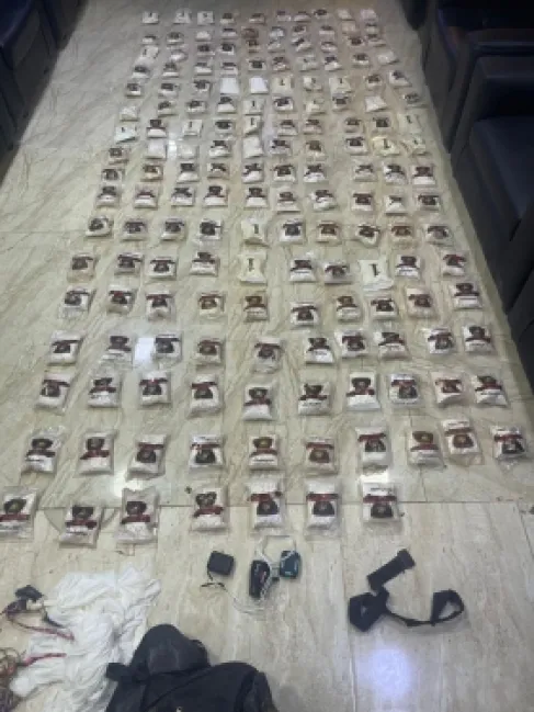 إحباط محاولة ثانية لتهريب مخدرات محملة بواسطة بالونات موجهة