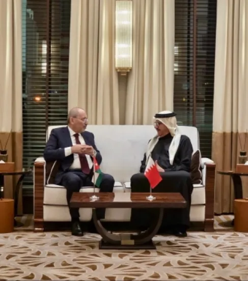 Jordan and Bahrain Foreign Ministers Discuss Regional Situations