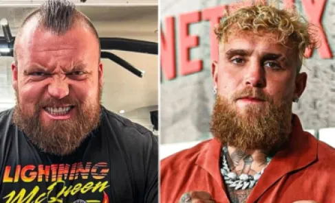 أقوى رجل في العالم يتحدي جيك بول في نزال علني