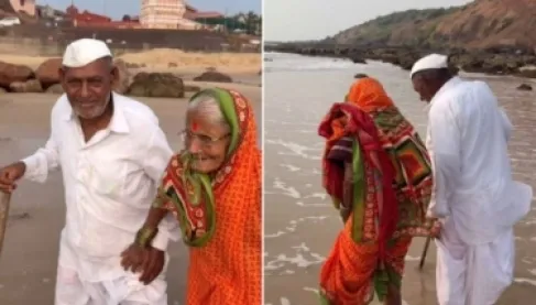 Video: Granddaughter Takes Grandparents to See the Ocean for the First Time, Their Reaction Amazes Followers