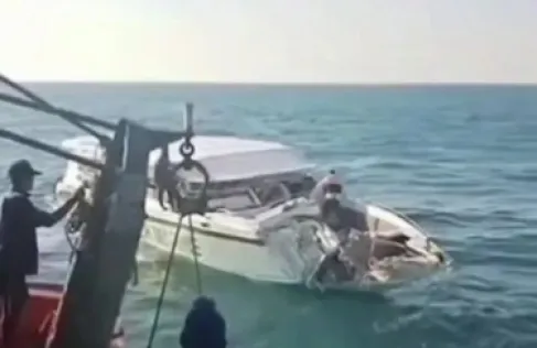 Killing of a Russian tourist and injury of 21 others in a marine collision in Thailand