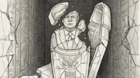 Khamenei Responds to Trump with a Picture.. and Warns Him of Falling