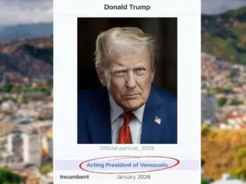 ترمب يصف نفسه بحاكم فنزويلا المؤقت