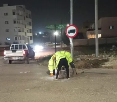 بلدية مأدبا:  ارتفاع منسوب المياه في بعض المناطق