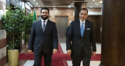 وزير الداخلية السوري يستقبل السفير الأردني في دمشق