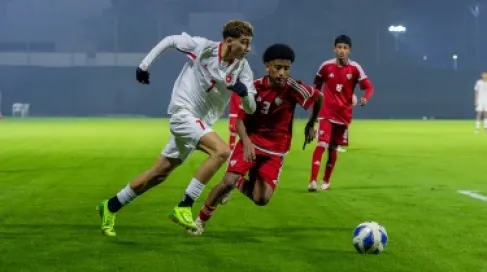 نشامى تحت 14عاما يتعثر أمام نظيره الإماراتي وديا