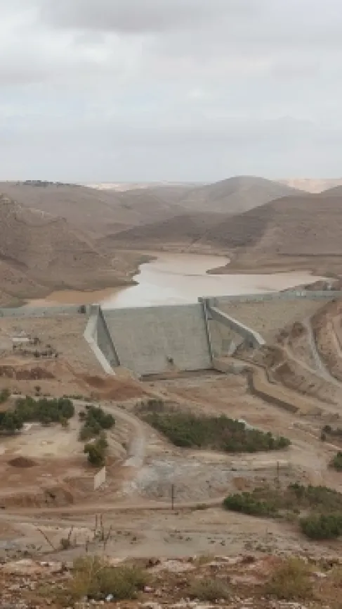 الاردن .. المياه : سد الوالة يشارف على الامتلاء