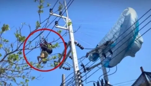 أغرب سبب لانقطاع الكهرباء.. مغامرة طيران شراعي تُغرق جزيرة كاملة في الظلام