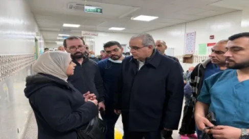 Al-Bdoor directs the expansion of Prince Hamzah Emergency Department and the utilization of the field hospital