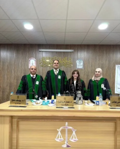 هديل البرماوي تنال درجة الماجستير في القانون من جامعة جرش