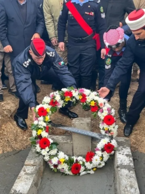 تشييع جثمان اللواء المتقاعد إبراهيم الصرايرة ‏