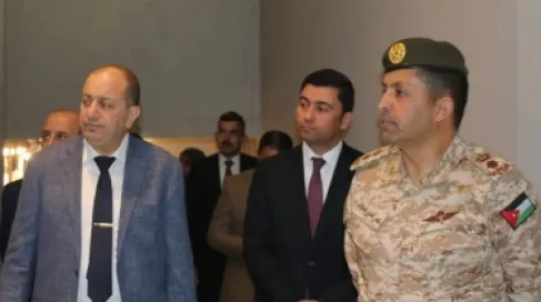 Syrian Minister of Sports and Youth Visits the Martyr's Monument in Amman