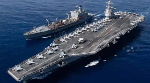 إعلام أمريكي: حاملة الطائرات أبراهام لينكولين تقترب من الشرق الأوسط