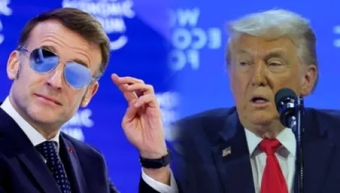 كيف تحولت إصابة عين ماكرون إلى مادة دسمة لسخرية ترمب؟