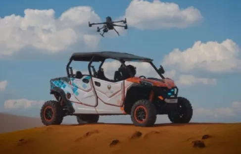 شرطة رأس الخيمة تدشن دراجة الإعلام الأمني للمناطق الوعرة