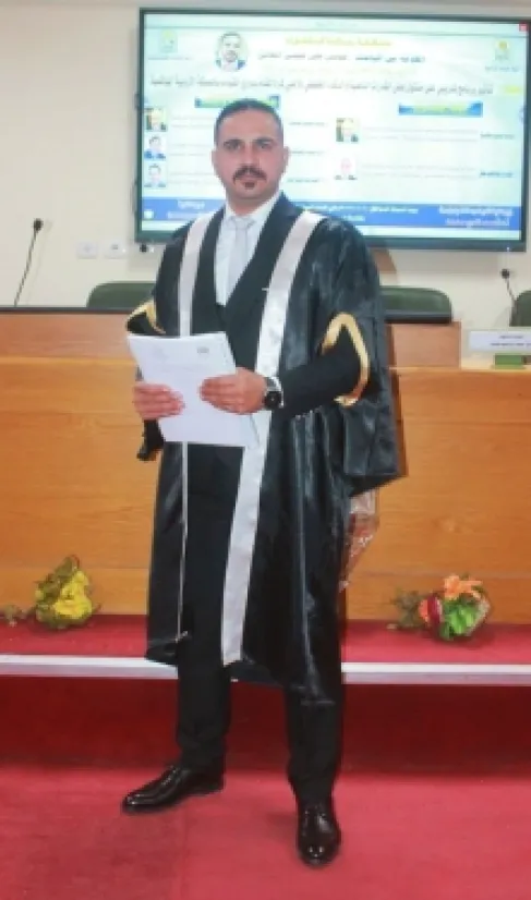 الدكتور موسى المعاني  والدكتور لؤي المبيضين ... مبارك الدكتوراه