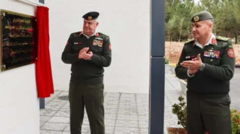 الحنيطي يفتتح مبنى المجمع الإداري في صرح الشهيد