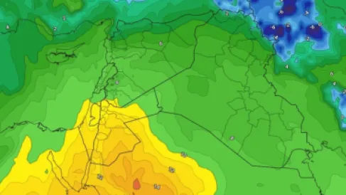 الأردن: نظرة إلى توقعات الحالة الجوية في الأيام القادمة