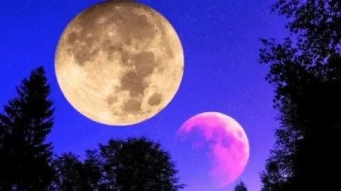 Why do we sometimes see two moons in the sky? Explanation of the optical phenomenon