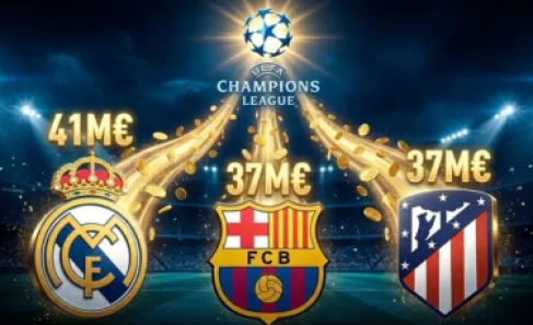 عمالقة إسبانيا تحصد الملايين من دوري الأبطال