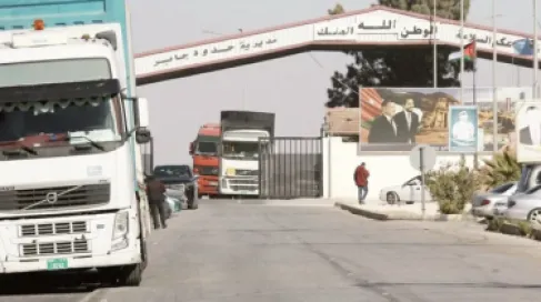 الأردن.. التبادل التجاري مع سورية يقفز 185%