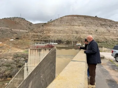 سد الملك طلال ممتلىء ٩٥ ٪؜