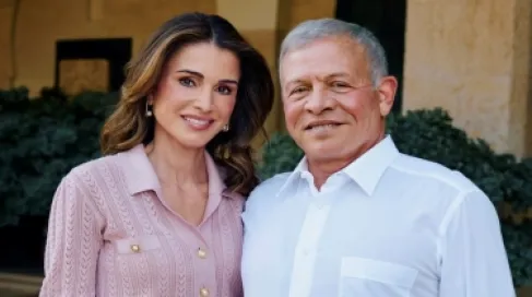 الملكة تهنئ الملك بعيد ميلاده