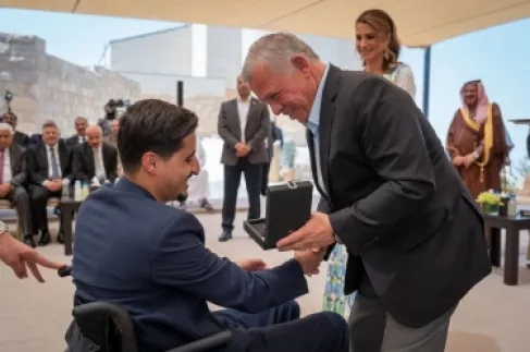 On the Leader's Birthday.. Success Stories of People with Disabilities Enhanced by Royal Support and Motivation