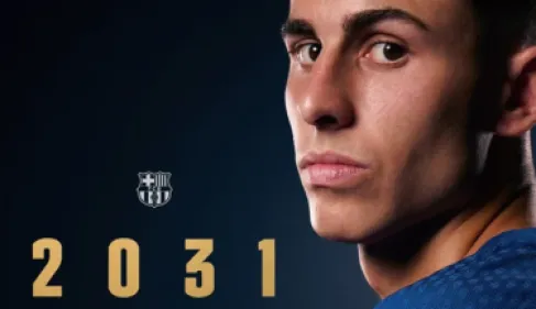 رسمياً.. برشلونة يجدد عقد فيرمين لوبيز حتى 2031