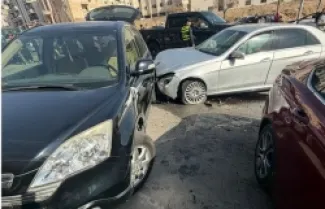 صورة من مكان الحادث