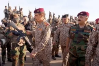 رئيس الأركان عبد ‌الأمير يارالله أشرف على توزيع المهام والواجبات بعد انسحاب القوات الأميركية من قاعدة عين الأسد