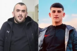 الشهيدان محمد راجح نصر الله (يمين) وقصي ماهر