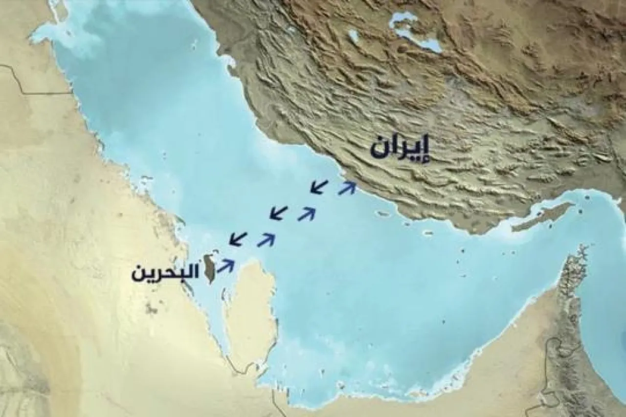 اعتراض صاروخ إيراني في قطر وانفجارات بقاعدة الجفير في البحرين #عاجل 