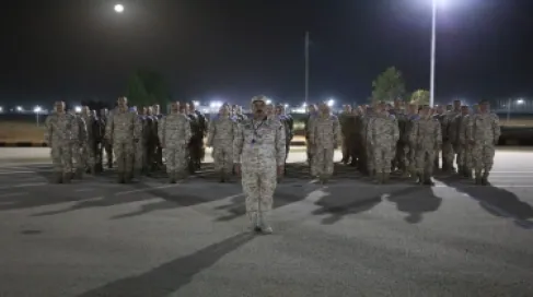 بدء تدريب مكلفي خدمة العلم في مركز التدريب بمعسكر شويعر - صور