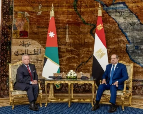 الملك والسيسي يشددان على ضرورة تنفيذ اتفاق وقف الحرب في غزة بجميع مراحله