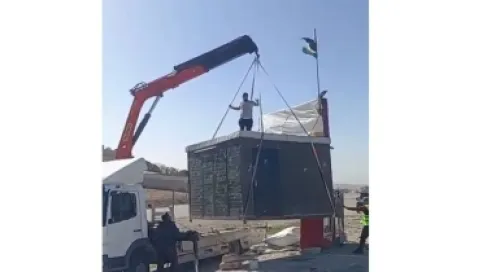 الأشغال تزيل الأكشاك المخالفة على شارع الـ100 - فيديو