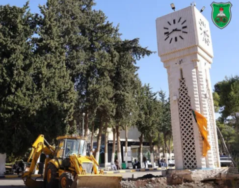 إغلاق محيط برج الساعة في الجامعة الأردنية