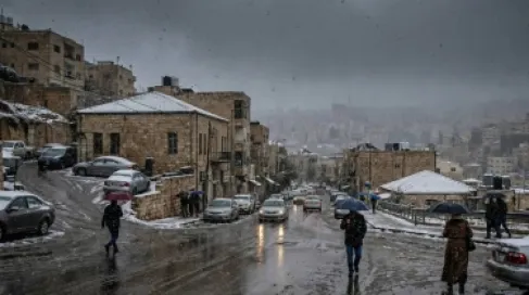 الأردن.. أجواء شتوية ماطرة الثلاثاء