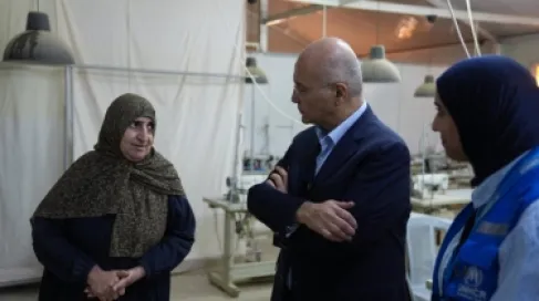 برهم صالح يشيد بدعم الأردن للاجئين