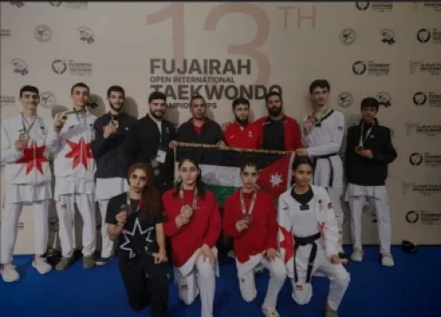 9 ميداليات ملونة للتايكواندو في اليوم الثالث من بطولة الفجيرة الدولية