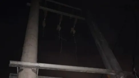 أعطال تتسبب بانقطاع إنارة أعمدة على طريق جرش - عجلون