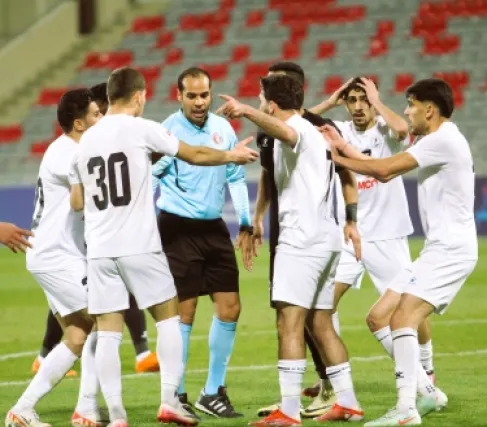 بيان من الرمثا: أخطاء تحكيمية متكررة تُهدد عدالة دوري المحترفين