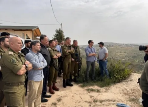 Smotrich in Ni'lin: Decisions to Enhance Settlement and Remove Barriers in the West Bank