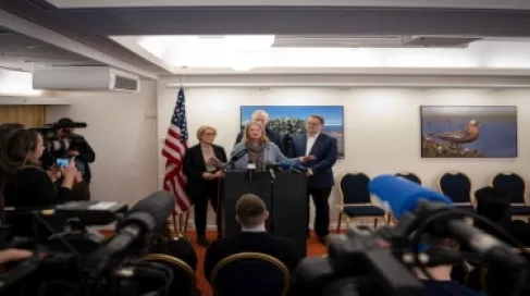 وفد من مجلس الشيوخ الأميركي في غرينلاند 