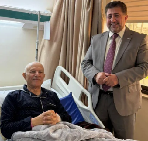 العرموطي يغادر المستشفى اليوم