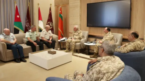 Al-Hunaiti Receives High-ranking Canadian Military Official