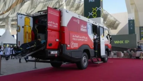 إسعاف دبي تستعرض منظومتها الذكية في معرض الصحة العالمي 2026