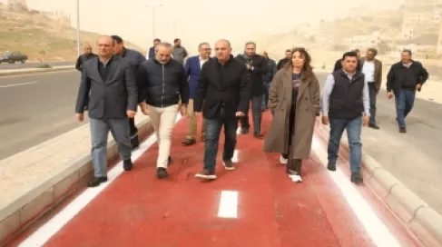 افتتاح شارع وممشى الرحاب في منطقة النصر